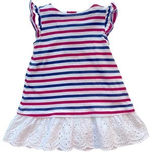 Gap Baby red white and blue stripe sundress. Size 6-12 months.
